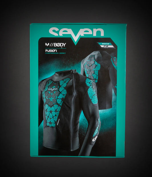 Seven Mx Fusion Compression Jersey - Black