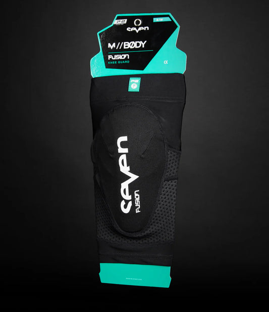 Seven Mx Fusion Knee Guards - Black