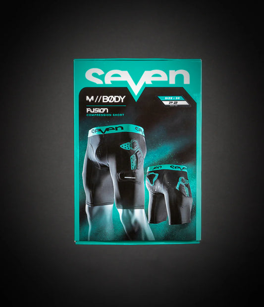 Seven Mx Fusion Compression Short - Black