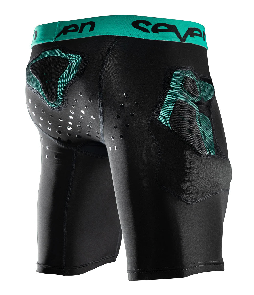 Seven Mx Fusion Compression Short - Black