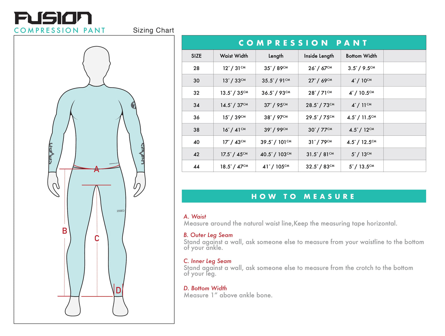 Seven Mx Fusion Compression Pant - Black