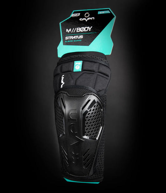 Seven Mx Stratus Elbow Guards - Black